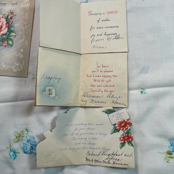 Lot of Kitsch Shower Cards and Wedding Cards - Picture 11 of 14